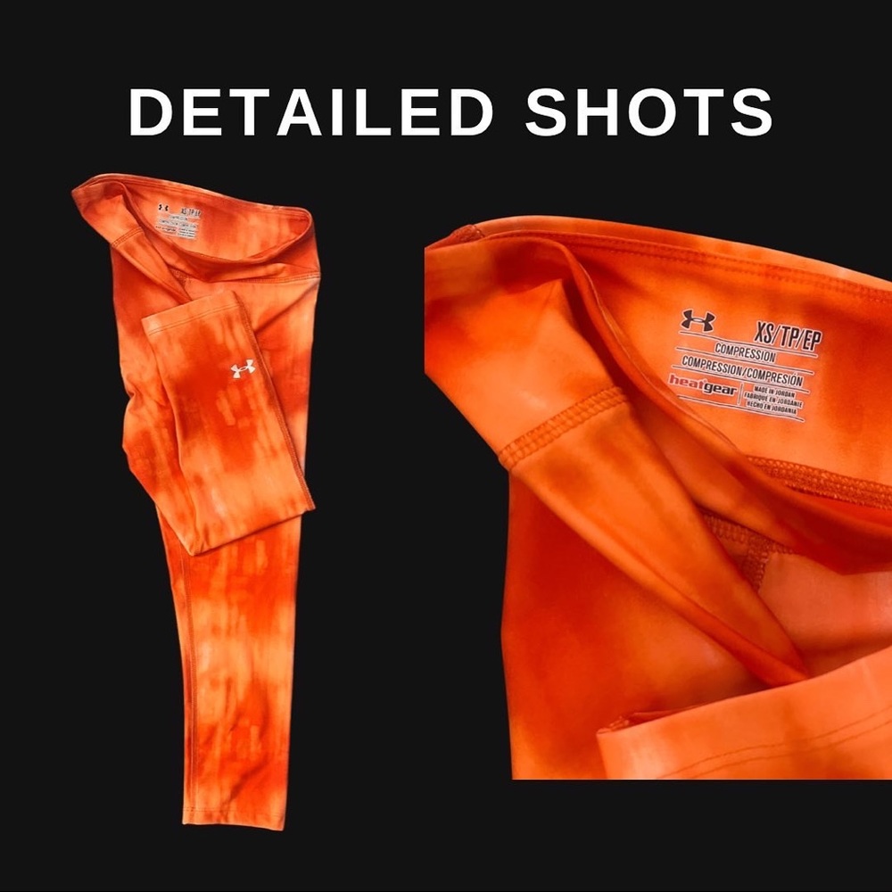 Under Armour Compression Leggings - Orange - X-Small